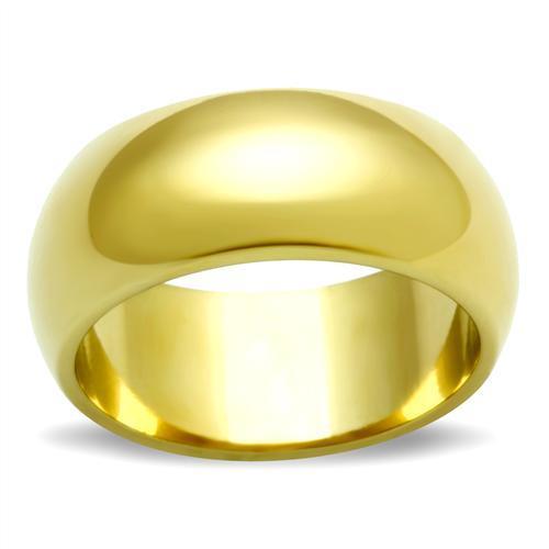 JCE012 IP Gold(Ion Plating) Brass Ring with No Stone